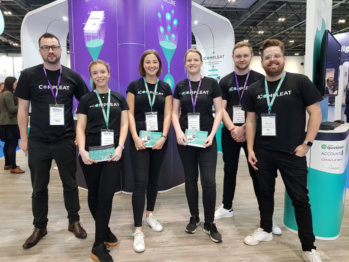 CompleatP2P's tweet photo. We can't wait to begin another day at #Accountex 🚀 Come to #stand640 and see #live #demos of our new #products and #solutions https://t.co/P8XJbL0a4B