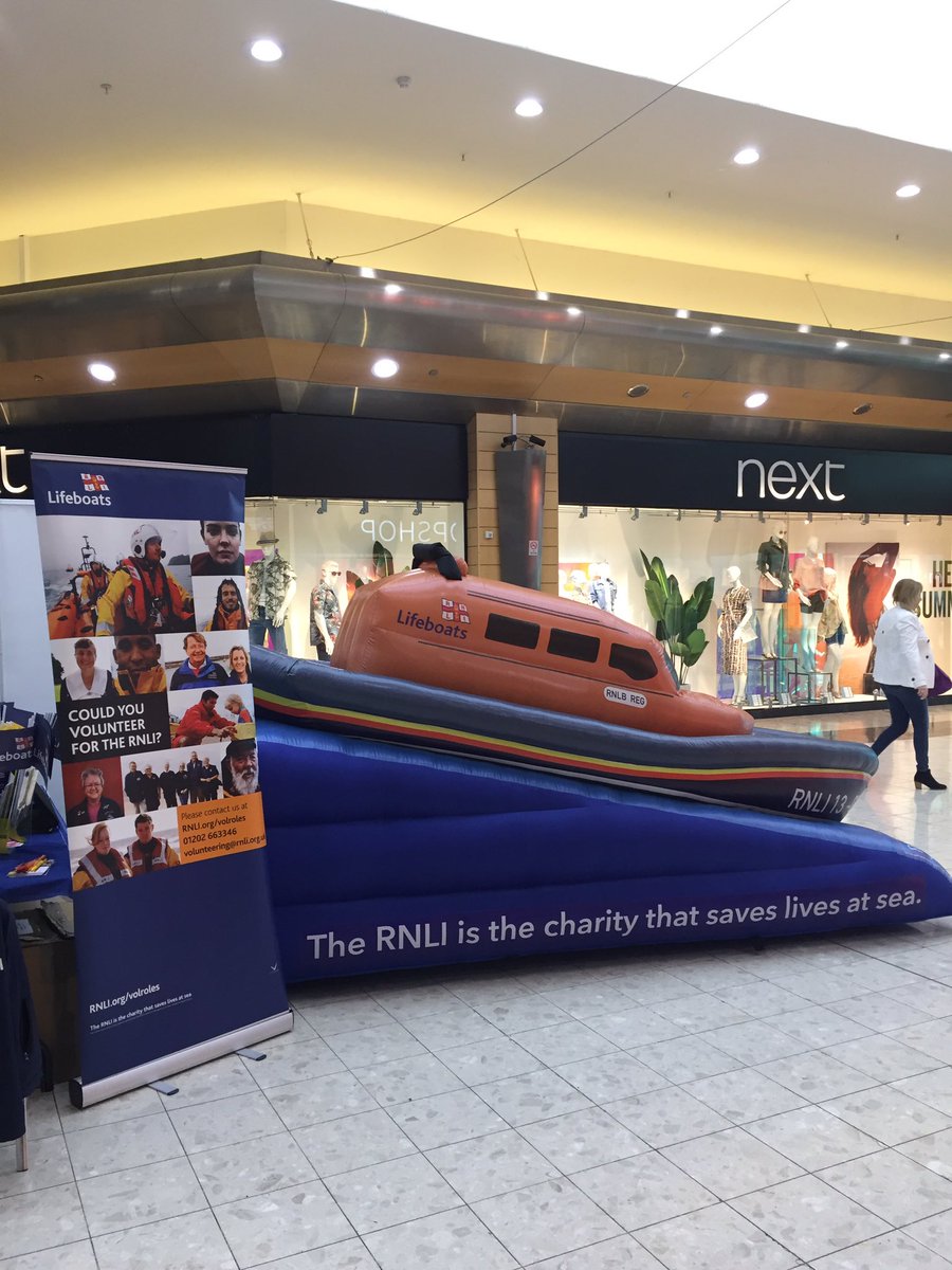RNLI Mayday is visiting Quays shopping Newry today &amp; tomorrow. Drop by &amp; say hello 👋 <a href="/visitwpoint/">Visit Warrenpoint</a> <a href="/TheHubNewry/">The Hub Newry</a> <a href="/nmdcouncil/">NewryMourneDown</a> <a href="/NewryChamber/">Newry Chamber</a> #rnli #mayday #lifeboats #lifeboat