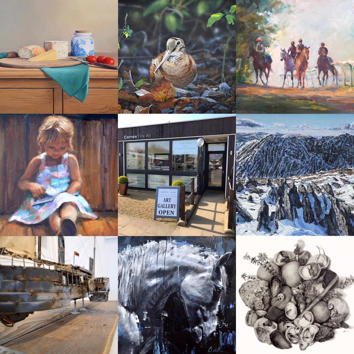 Carnesfineart's tweet photo. Our Spring Exhibition is in full flow! We have brand new art work and sculptures arriving before the weekend. Why not combine your visit and enjoy the ever popular farmers market taking place this Saturday 4th May @lovecedarfarm
#art #independentartgallery #cedarfarm #mawdesley https://t.co/wDCg4yn0pF