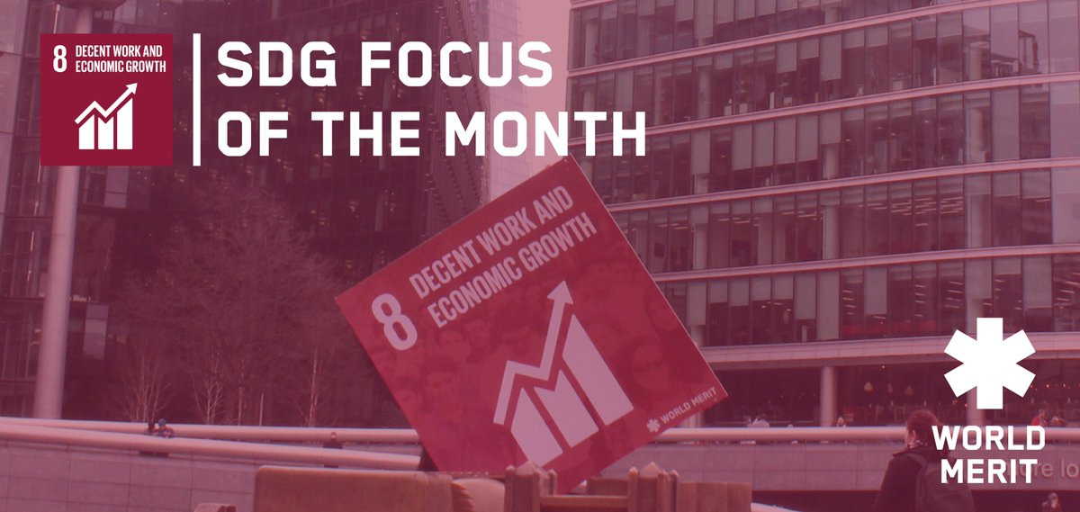 WorldMeritOrg's tweet photo. 🎉 Each month we want to focus on a specific SDG to raise more awareness. Register your impact for SDG8 now and get some tasty extra Impact Points! This month, World Merit is putting our focus on SDG8

Register your Impact at https://t.co/RHwlfGgnay

#MeritImpact #SDG8 #SDGFocus https://t.co/jWnqfmEzU3