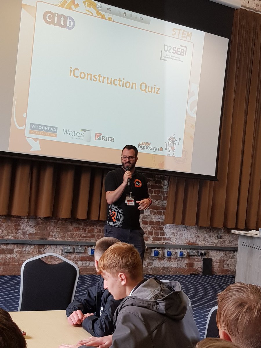 bydesigngroup's tweet photo. Looking forward to the #iconstruction quiz! @tibshelfschool @bolsover_school #LearnbyDesign #iconstruct @CITB_UK @WatesGroup @D2N2LEP #goconstruct #quiztime https://t.co/GdUANLvm7Q