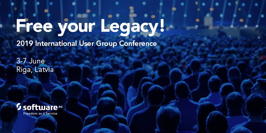 Wanna learn how our #Adabas &amp; #Natural customers unleash the power of their legacy apps? Come to Riga and don´t miss the chance to meet our #AdabasNatural2050 experts and peers to finally get ready for YOUR legacy digitalization and to #rethinklegacy! bit.ly/2UWgSrY