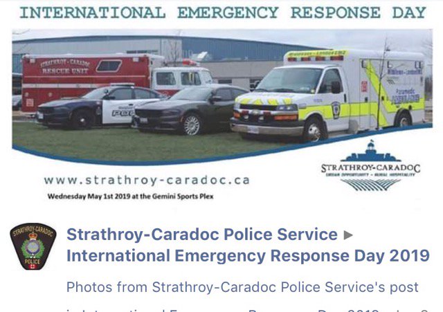 GONOBLE164's tweet photo. Yesterday @GOTransitSSD was invited to participate in the @StrathCaradoc International Emergency Response Day 2019 event in Strathroy. A large showcase of emergency vehicles and personnel from agencies from across Ontario were on hand. #partnersincommunitysafety https://t.co/c6SLvmVlFC