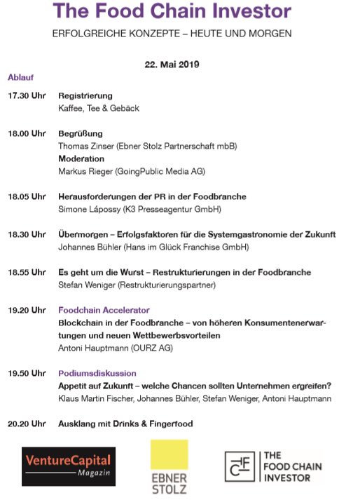 ChristianPothe's tweet photo. HERAUSFORDERUNGEN DER PR IN DER FOODBRANCHE: Vortrag von Simone Lápossy (K3 Presseagentur GmbH) beim Frühjahrsevent von TFCI am 22. Mai in München https://t.co/9ZhCxd7Gn0
#EbnerStolz #VCMagazin #HansImGlück #Restrukturierungspartner #TFCI #OURZ #K3Presseagentur #Fochaiac #Fochaix https://t.co/kJjUbFIJbD