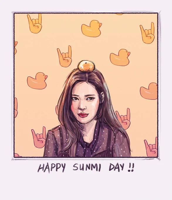HAPPY BIRTHDAY to the brightest and sweetest woman!! Thanks for blessing us with your music and presence @miyaohyeah #sunmi #HappyMIYADay #봄의천사_선미야_생일축하해 #illustration #digitalart 