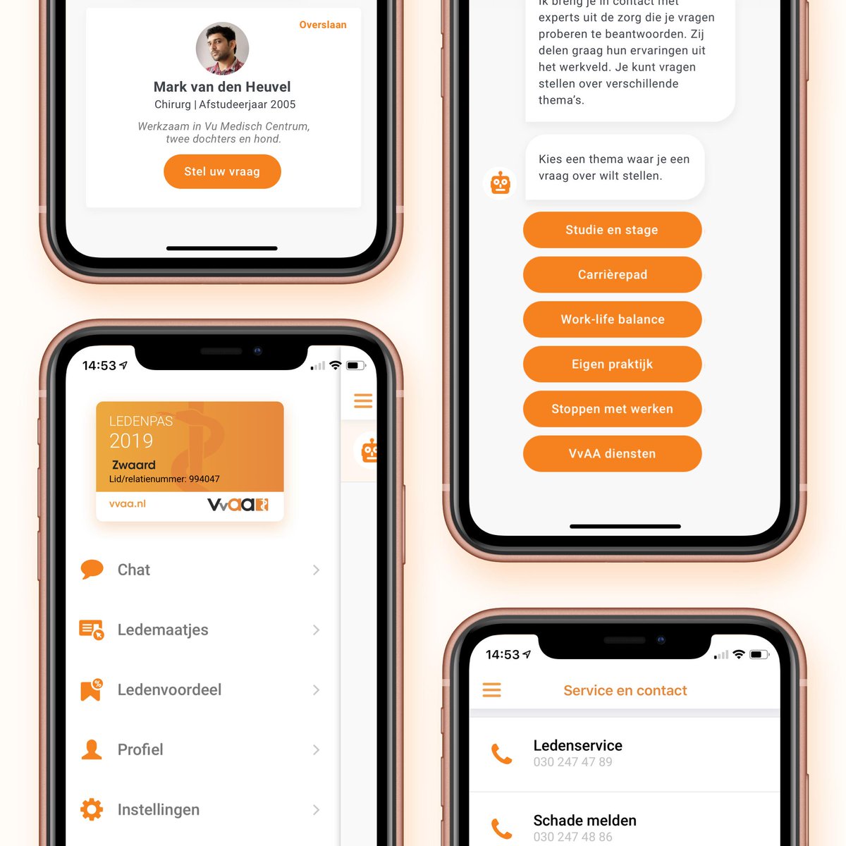 Proudly introducing the <a href="/VvAA/">VvAA</a> App: the powerful new pocket-sized conversational platform connecting +120.000 #healthcare experts in the Netherlands! Read the showcase: bit.ly/2GWGEsn
