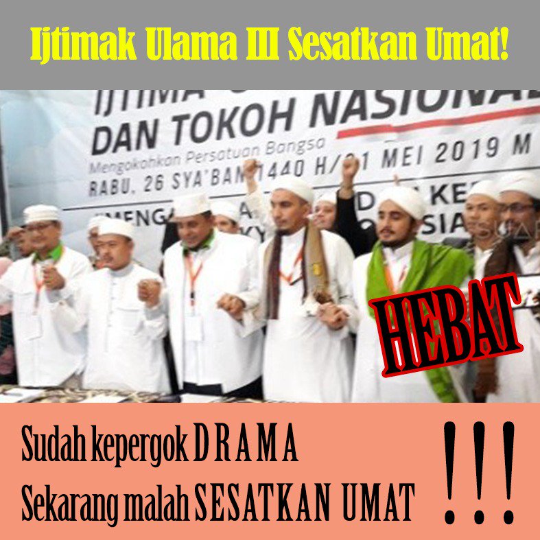 ArsenalShofi's tweet photo. Dramanya engga kelar kelar dengan mengadakan lagi #IjtimaUlamaAkalAkalan yang menyesatkan umat
@bulanandriana 
@MahesaTiwi 
@nyaiidasima https://t.co/8xkNJXn48r