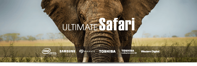 ExertisEnt's tweet photo. You’ll love this latest Drive promotion from Exertis Hammer; a four day safari in South Africa. Buy drives, earn points, get drawn to #BeTheEnvy. https://t.co/gjuHE4iWvC https://t.co/EIu9ZFZGlv