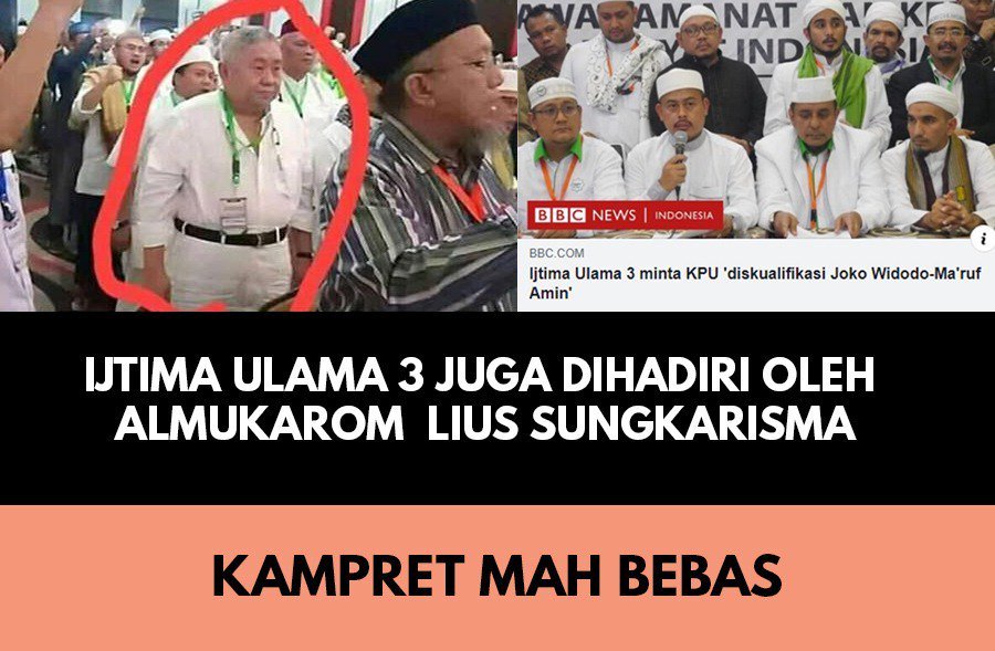 ArsenalShofi's tweet photo. Kampret mah bebas non muslim pun asal masuk gerombolan kampret pasti jadi ulama,kapan sadarnya preet.agama dijadiin mainan
#IjtimaUlamaAkalAkalan 
@MahesaTiwi 
@bulanandriana 
@nyaiidasima https://t.co/2oj22B9PYL