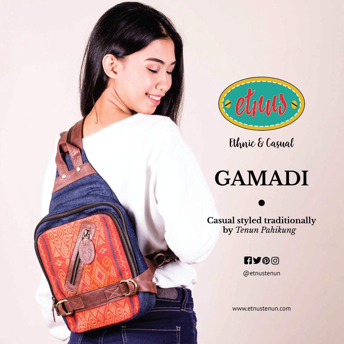 You can never own too much denim, unless you have this denim look on GAMADI by
Etnus Tenun.
#casualbag
#backpackforwoman
#casualbackpack
#casualstyle
#ethnicstyle
#denimbag
#tasetnik
#tasranselwanita
#giniginigoonline
etnustenun.com/woven-bags/gam…