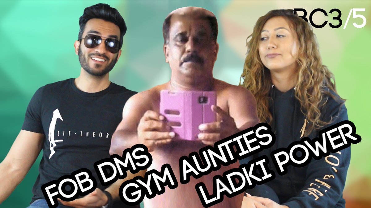 RwnlPwnl's tweet image. Have you ever received a fobby DM? What desi food looks disgusting but tastes amazing? How about desi parents at the gym? And what does #LadkiPower mean to you?
#BrownCode EPISODE 5 (SZN FINALE) IS HERE! 😃 @BrownGirlMag youtube.com/watch?v=3_7dMk…