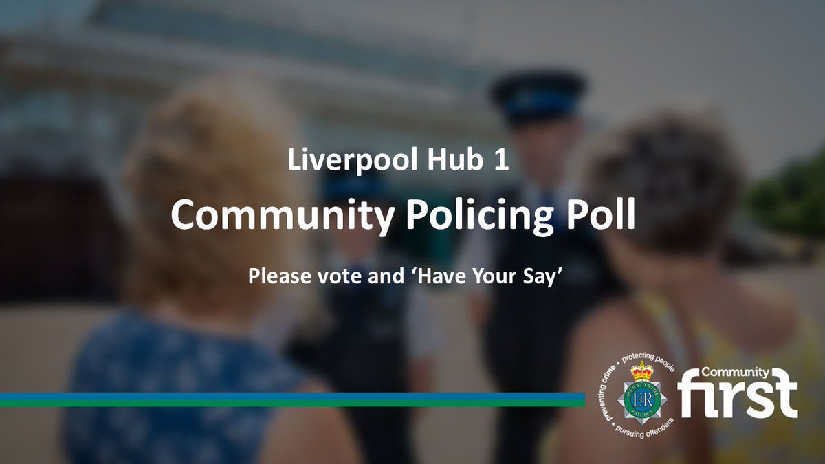 MerPolWaltonLn's tweet photo. 💬 The community policing poll for the Liverpool Hub 1 area is now open for you to vote on here: https://t.co/qbMwR1t0FZ

🌐 You can raise any other concerns you have through our website under ‘Find your area’: https://t.co/FQBlhChdna https://t.co/hWvYHsRpyW