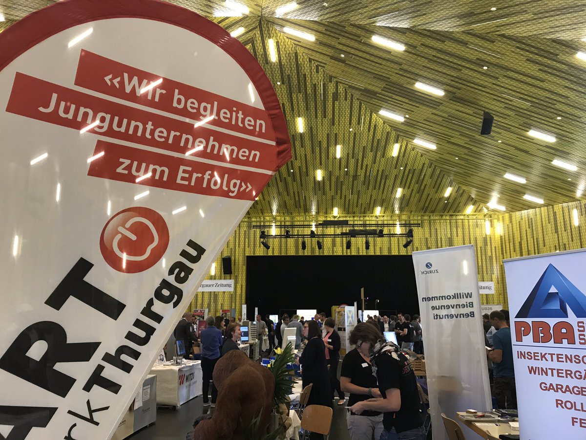 Eine ganze Reihe an Thurgauer #Startups netzwerken heute an der <a href="/tischmesseTG/">Tischmesse Thurgau</a> im <a href="/Pentorama/">Pentorama Amriswil</a> in Amriswil. Ein Besuch lohnt sich auf jeden Fall!