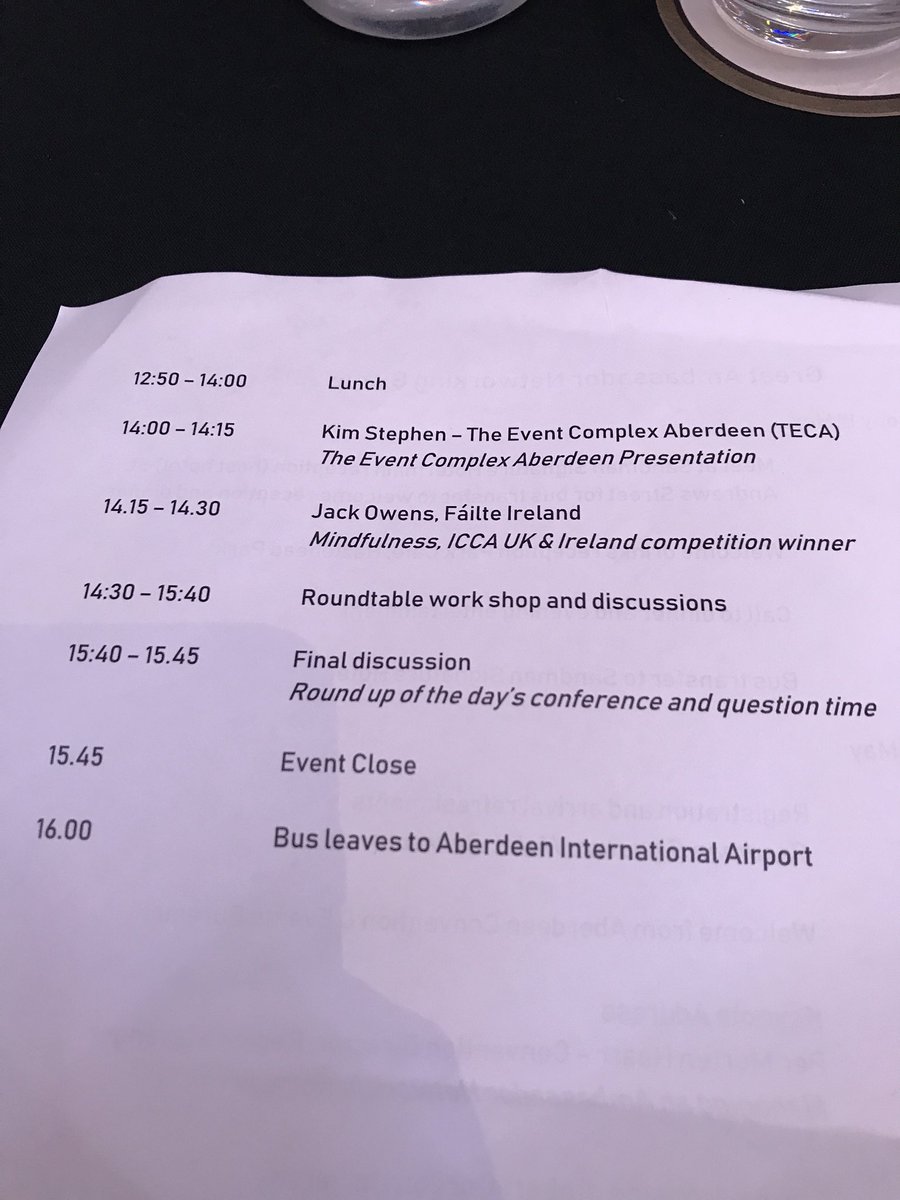 IsMiseJackOwens's tweet photo. Really looking forward to presenting at GANG 2019 on the topic of mindfulness and stress within the events industry. 
#visitaberdeen #GANG19 #MICEIreland #makeitireland https://t.co/uAJ2BJJDIa