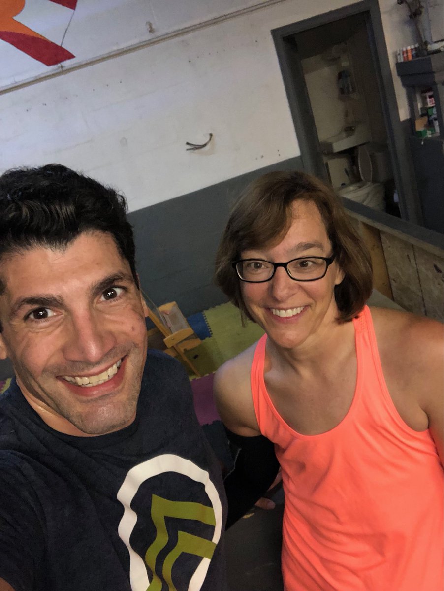Travel weeks require me to stay disciplined with the 5am workouts.  Dropped into CrossFit Retzev this morning and met Vicky.  Vicky’s not only a cross-fitter, she’s one of the RPh’s I’ll be visiting. Way to crush it Vicky!