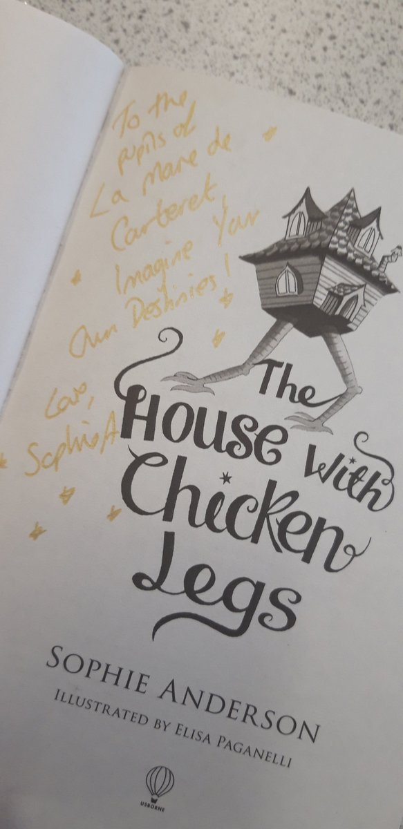 La Mare were privileged to meet <a href="/sophieinspace/">Sophie Anderson is elsewhere, links in bio📚</a> yesterday! Truly imaginative and inspiring! Chuffed with my autograph! <a href="/slsguernsey/">SLS Guernsey</a> @SLScatherine1 <a href="/Elizabethutch/">Elizabeth Hutchinson</a> <a href="/LamareHighSchoo/">La Mare De Carteret High School</a> <a href="/GuernseyLitFest/">Guernsey Lit Fest</a>