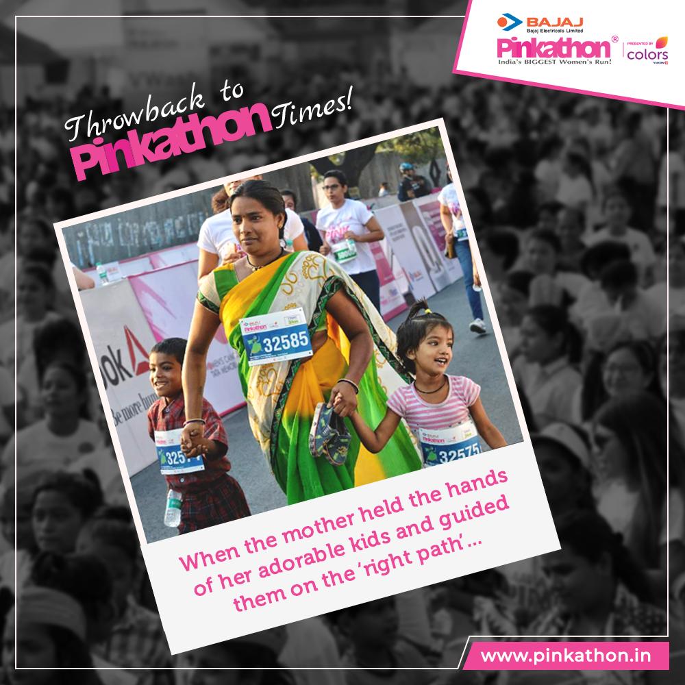 supperrbwomen's tweet photo. #PinkathonIndia: A throwback to the Pune Pinkathon 2019 when a mother with her kids made her way to a fitter lifestyle.
#BajajElectricalsPinkathon
#LaiBhariPuneriPinkathon
#ThrowbackThursday
#PinkathonForever
BajajElectrical ColorsTV https://t.co/Gha0dG2CE4 https://t.co/QnOss2xoBF