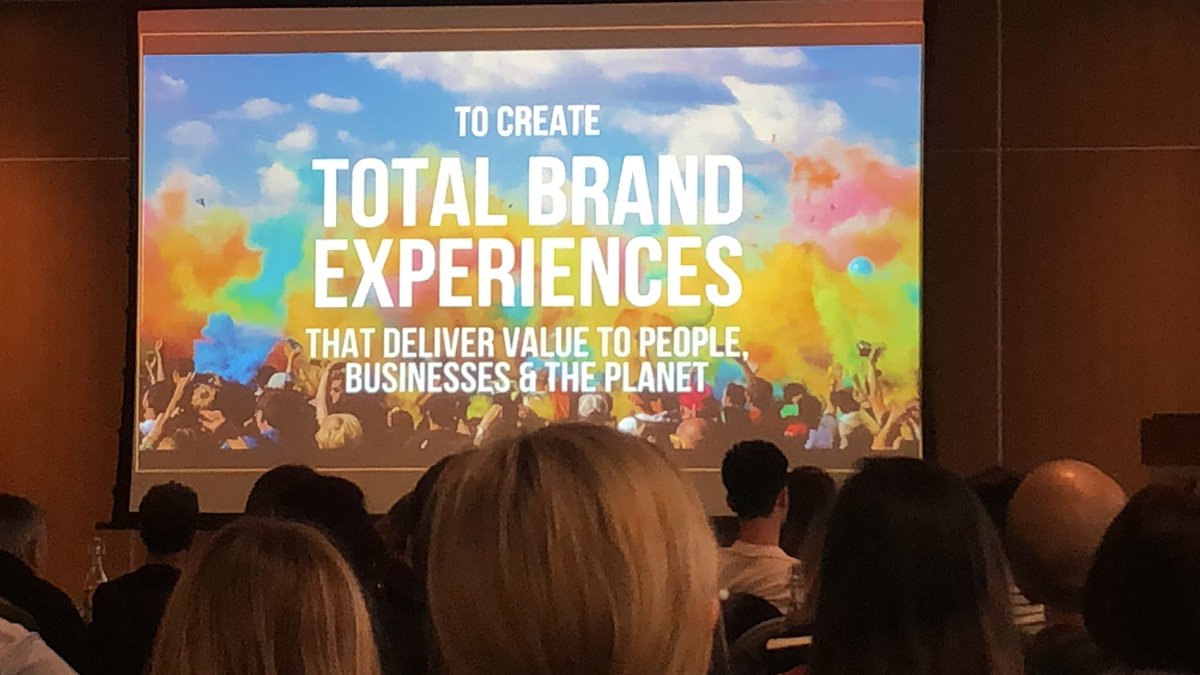 LukeTCMG's tweet photo. Creating Total Brand Experiences - about making brands valuable to the people they serve through our vision, method and measuring. #InteractiveInTheWoods https://t.co/lDQSvhgNOi