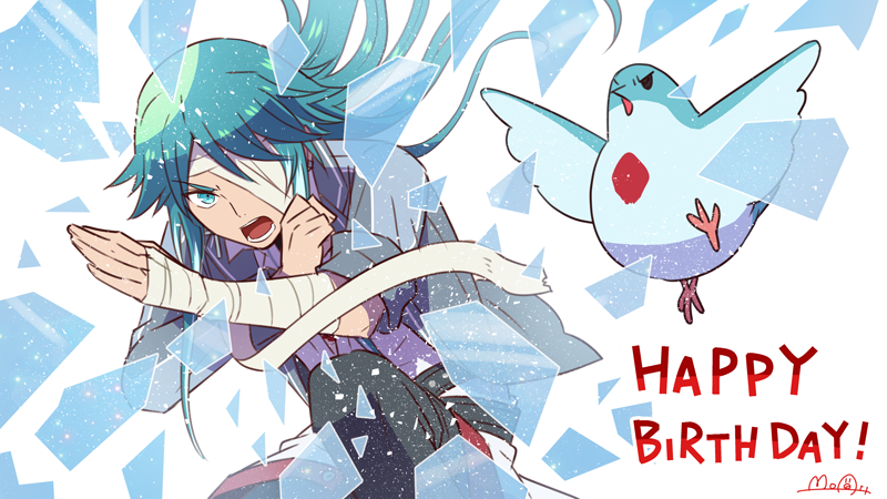 「5月2日はアンヘルくんの誕j ガシャーンッ Happy Birthday, An」|Moaのイラスト