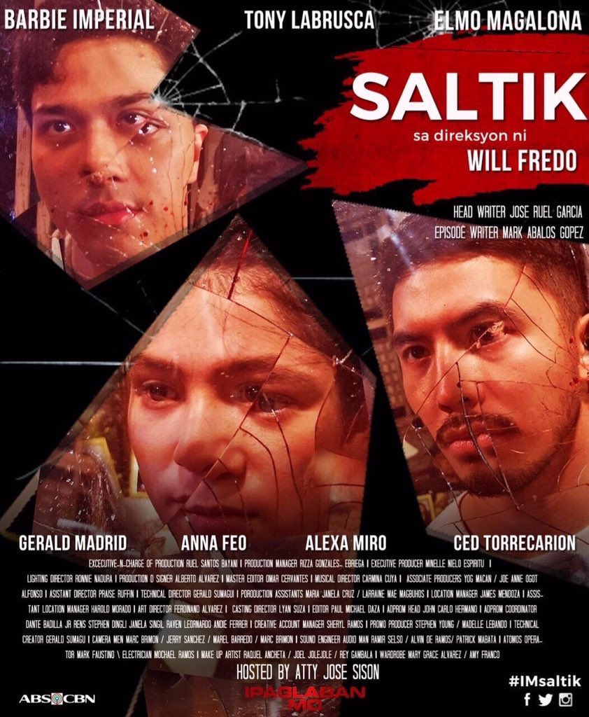 elmonatics's tweet photo. Elmo Magalona bilang Nathan sa Ipaglaban Mo Saltik sa direksyin ni Will Fredo! NGAYONG SABADO NA! 

#IpaglabanMo #AbsCbn #IMsaltik https://t.co/yMUbMxfF7e