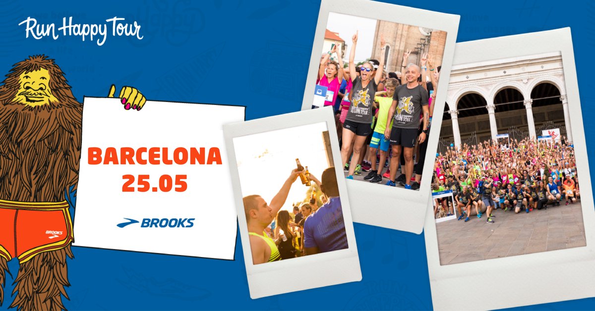 Runedia's tweet photo. ¡Llega el Run Happy Tour a España!
.
¿Te lo vas a perder? Si vives en Barcelona o Madrid, vive la experiencia más happy del running gracias a @brooksrunning @BrooksRunningES 👉https://t.co/HAbSQBbFf2
#RunHappyTour #RunHappy https://t.co/vX4gn1lLoW