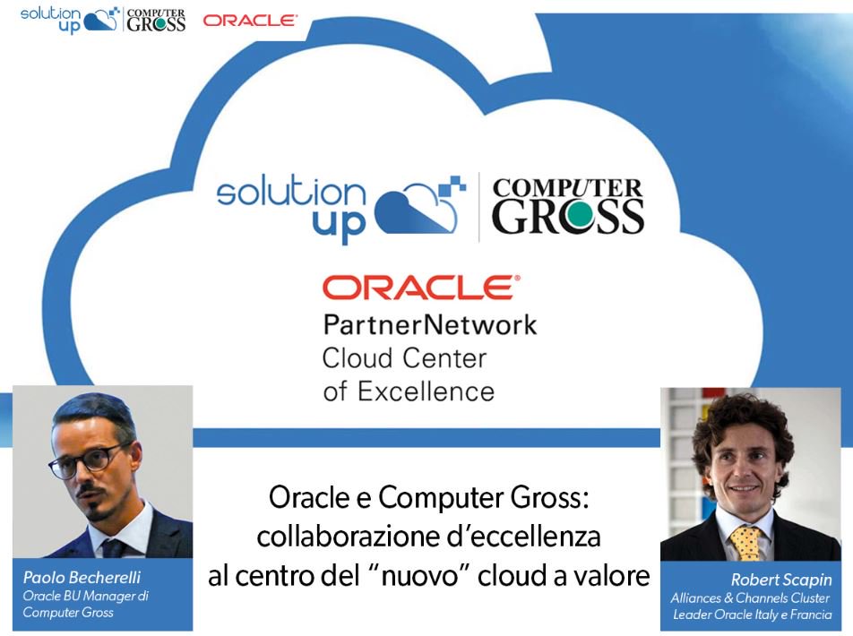 Oracle e <a href="/ComputerGross/">Computer Gross</a>: collaborazione d'eccellenza al centro del "nuovo" #cloud a valore tiny.cc/tog25y | L'articolo sul numero di aprile di <a href="/channelcity/">channelcity.it</a>