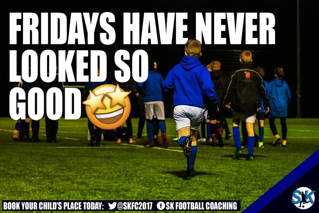 SK FRIDAY DEVELOPMENT CENTRE RETURNS TOMORROW!

Not signed up yet? Book your child's place today 👇

skfootballcoaching.com/development-ce…