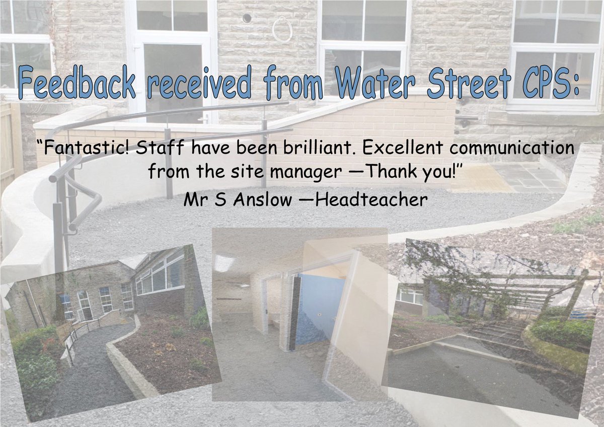 TomWilloughbys's tweet photo. Another positive feedback from @WaterStreetPrim! Thank you! Hope #TomWilloughbear is having fun!
#construction #feedback #refurb #extension #externalworks #internalworks #tomwilloughby . Thank you to all involved with Water Street Project!😃 https://t.co/ShOmOYvv63