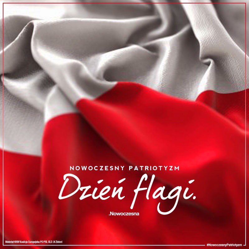 NowoczesnaM's tweet photo. #2maja #DzieńFlagi. Świętujemy 🇵🇱🇵🇱🇵🇱
#NowoczesnyPatriotyzm #Polska #Radom https://t.co/ZlLtYuGKKO