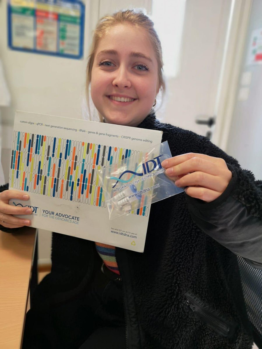 Thanks to <a href="/idtdna/">Integrated DNA Technologies</a>, we just received our first primers. Our lab team is so excited to begin seriously experiments ! So thanks a lot IDT for this !