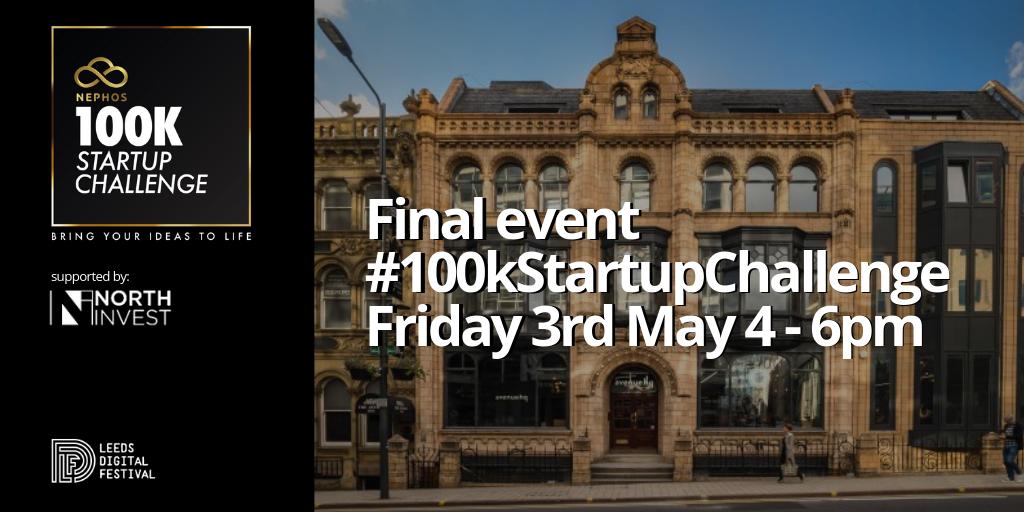 NephosLtd's tweet photo. ๐ฃ๏ธLast minute call
Join us for the final event of our #100Kstartupchallenge supported by @NorthInvestUK
We'll have free drinks, food and the opportunity to network with #investors, #entrepreneurs and businesses in the #digital tech scene.
Register here https://t.co/TVFD7agEFK https://t.co/I3kgfn39nh