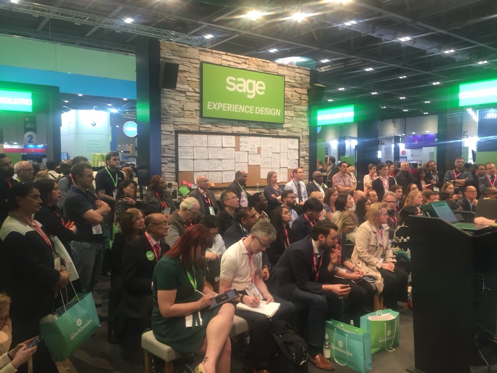 Full house at MTD panel <a href="/sageuk/">Sage UK</a> #Accountex19 #accountex  stand 720