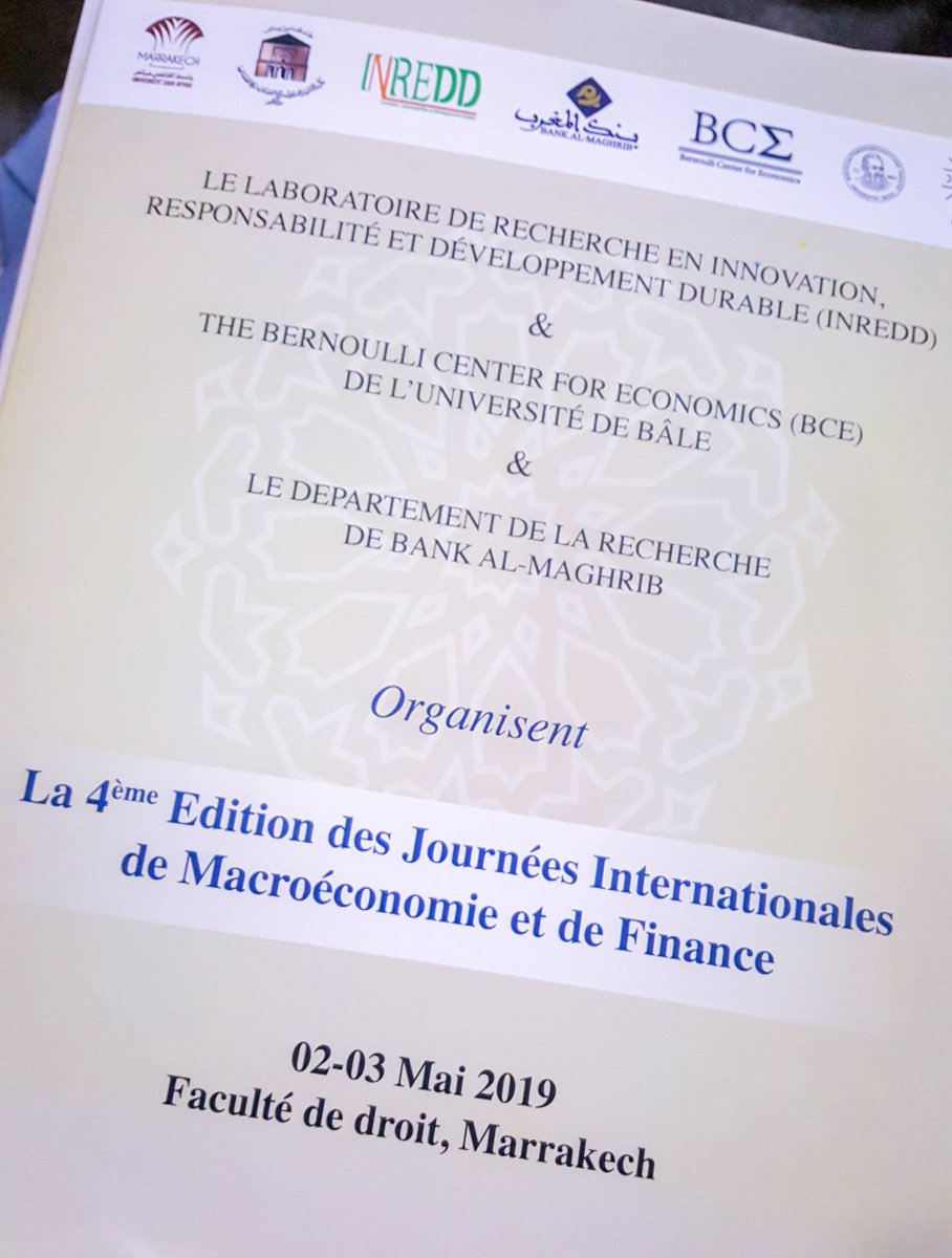 BenazziSr's tweet photo. Attending the 4th edition of the International Days of Macroeconomic and Finance on #inclusive growth https://t.co/EVTBAc3J0L