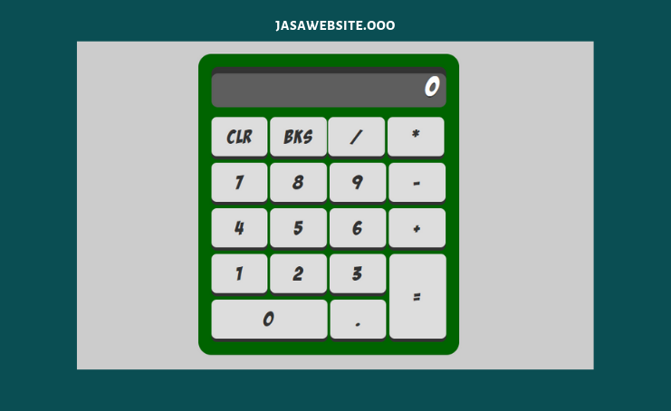 arman_basir's tweet image. Membuat Aplikasi Sederhana Javascript Calculator #javascriptcalculator jasawebsite.ooo/membuat-aplika…