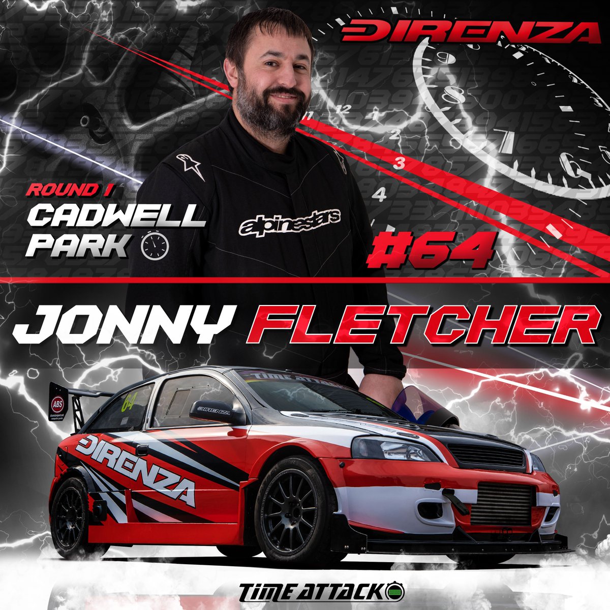 DirenzaUK's tweet photo. The 2019 @TimeAttackUK season begins on May 6th at @CadwellPark and Direnza All Stars driver @JonnyFletcher is raring to go. Read our full interview with him at: https://t.co/5IhT03uPwO.

#direnza #direnzaallstars #timeattack #vauxhall #astra #motorsport #fyrc #trackday #cadwell https://t.co/UsCdlp4Ati