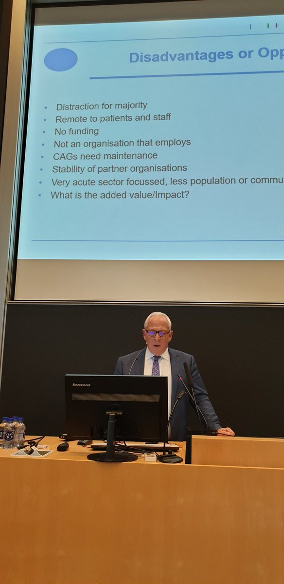 Charles Wolfe fra <a href="/kingshealth/">King's Health Partners</a> taler til <a href="/HumanFirst/">HumanFirst</a> om samarbejde mellem forsknings, uddannelse og klinik. #sundpol