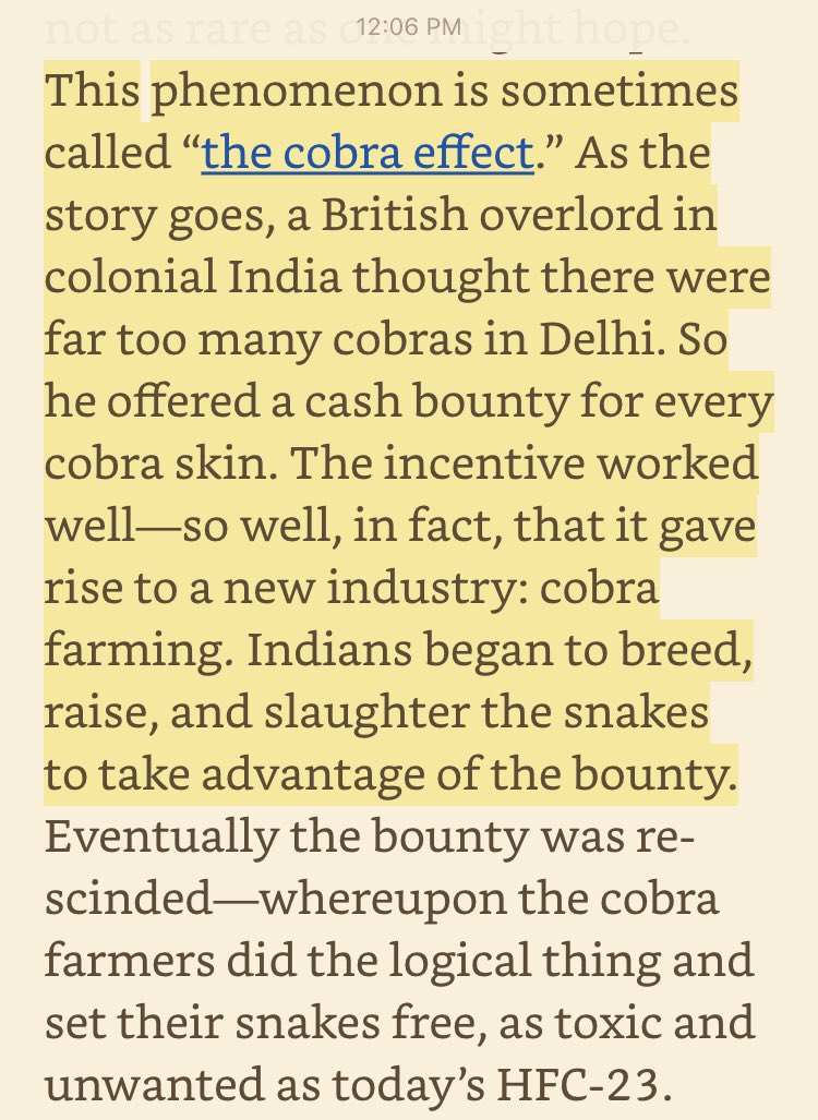 luisbaram's tweet image. It could be argued that the best thing governments should do about climate is NOT to do anything. 
#CobraEffect