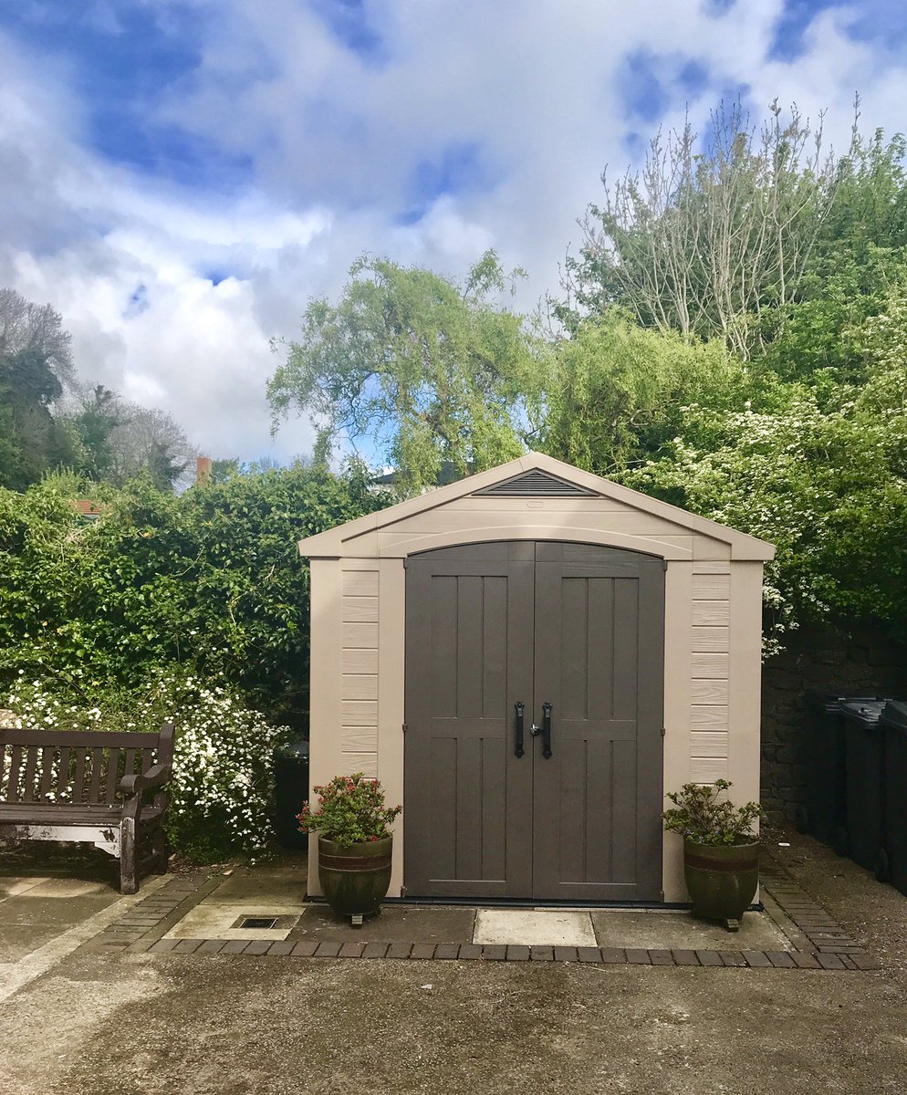 Thank you so much <a href="/BAESystemsplc/">BAE Systems</a> Barrow, your #giveasyouearn scheme donation has allowed the tenants to purchase this beautiful shed which will be a great help to the garden club.  To say they are grateful is an understatement 👏🏼👏🏼👍🏼🥂