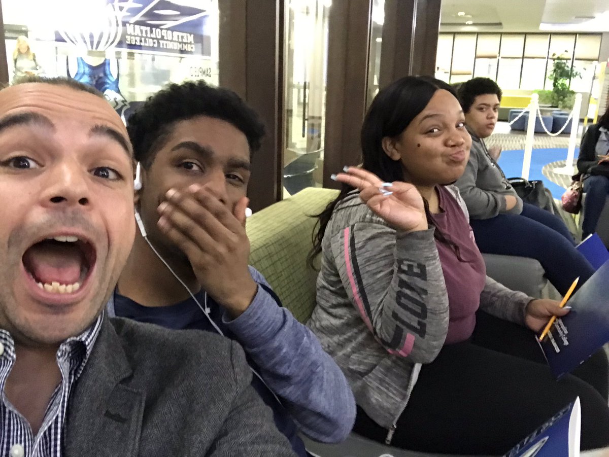 STEAMNeil's tweet image. MCC START Day! My seniors are all grown up @CenterHS @CenterSD