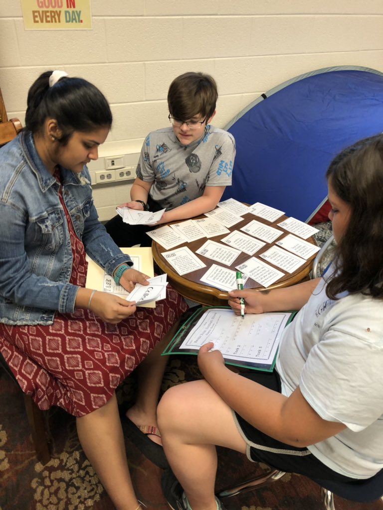MariaLevinson1's tweet photo. Today, we completed an escape room featuring context clues as a way to brush up on our skills before our SOL test next week 🔍🕵🏽‍♂️ @WBMS5 https://t.co/qRLQPsc0KO