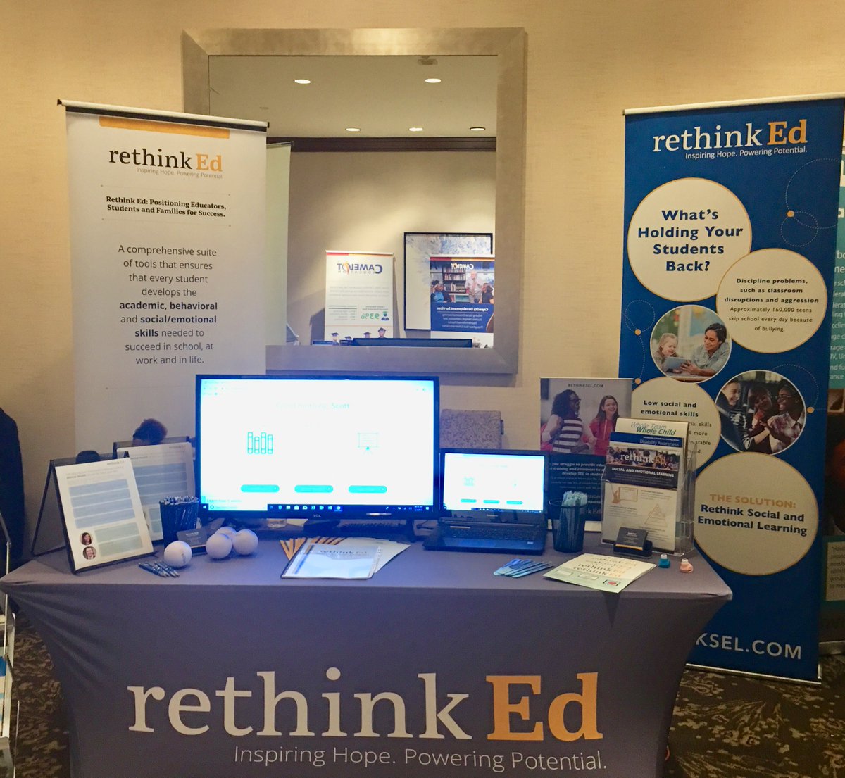 RethinkEd (@ed_rethink) on Twitter photo Rethink Ed is at #UCSpring19 sharing our mission to provide SEL solutions that promote mental health and wellness for the whole child, whole school and whole community. Please stop by and tell us about your school or district's unique needs. #urbancollaborative <a href="/UrbanCollabEDC/">Urban Collaborative</a> Rethink Ed is at #UCSpring19 sharing our mission to provide SEL solutions that promote mental health and wellness for the whole child, whole school and whole community. Please stop by and tell us about your school or district's unique needs. #urbancollaborative <a href="/UrbanCollabEDC/">Urban Collaborative</a>
