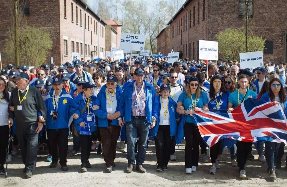 On #YomHaShoah today, 11000 people incl #Holocaust Survivors  march from #Auschwitz to Birkenau taking part in the #MarchoftheLiving. I feel honoured to be part of the #UK Delegation and to support the UK Survivors on this emotional journey.

©Samuel Churchill