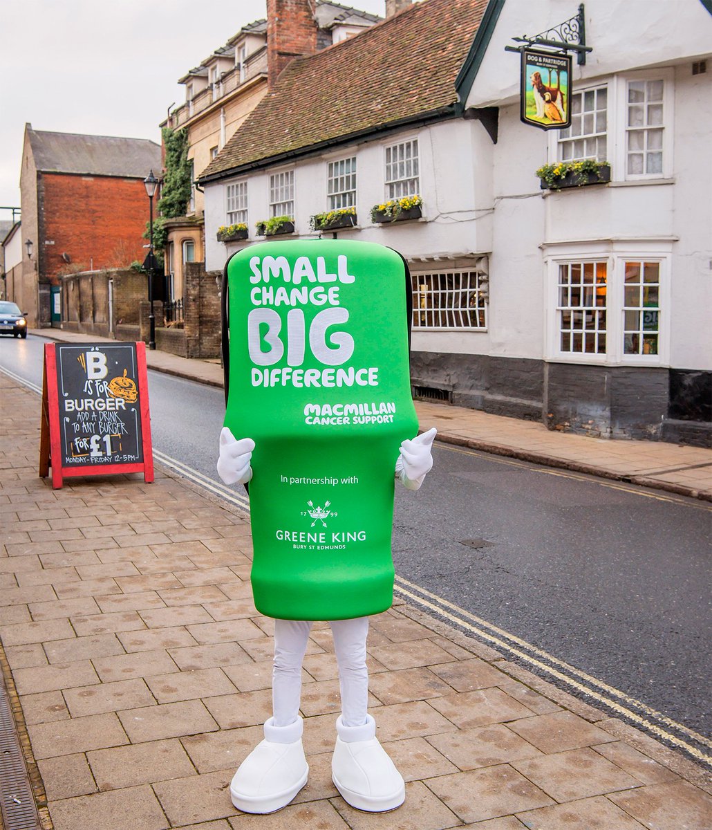 It’s Macmillan May at <a href="/greeneking/">Greene King</a>! Every year our pubs go on a fundraising drive throughout May – last year we raised an incredible £386k and this year we hope to raise even more! Head down to your local Greene King pub to find out what they’ve got going on!