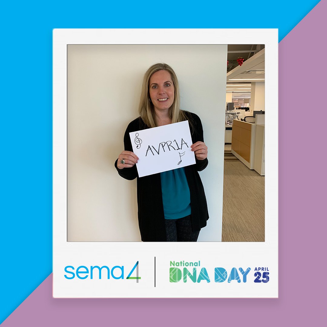 sema4's tweet photo. Continuing #DNADay #TBT: “AVPR1A is my #FavoriteGene because it explains my appreciation of music and my excitement for Stamford, CT’s Alive@Five Concert Series every summer!” - Natasha, Product Marketing Manager #DNADay2019 https://t.co/mwIPHkSJVB