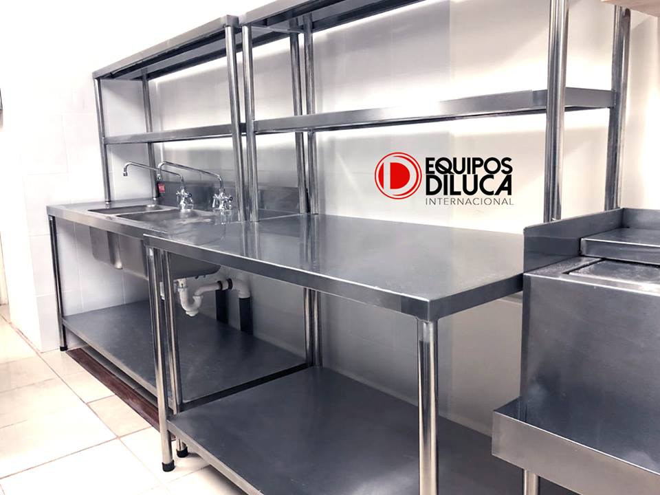 EquiposDiluca's tweet photo. #EQUIPOS #ACERO #INDUSTRIALES #GASTRONOMÍA #CALIDAD #EQUIPAMIENTO Que no falte en tu negocio este fregadero de 2 taques y mesa de trabajo con estantes, tenemos los mejores equipos en acero inoxidable. ¡Cotiza hoy mismo! 2226-8686 https://t.co/uJ4uyvcHyg