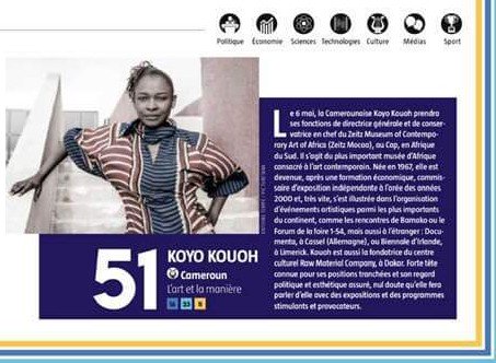 DemeAisha's tweet photo. Koyo, Marie-Cecile et Felwine dans le classement Jeune Afrique des personne les plus influentes en Afrique... 
#CultureMakersAfrica #MyPeople https://t.co/6pdOdH2drZ