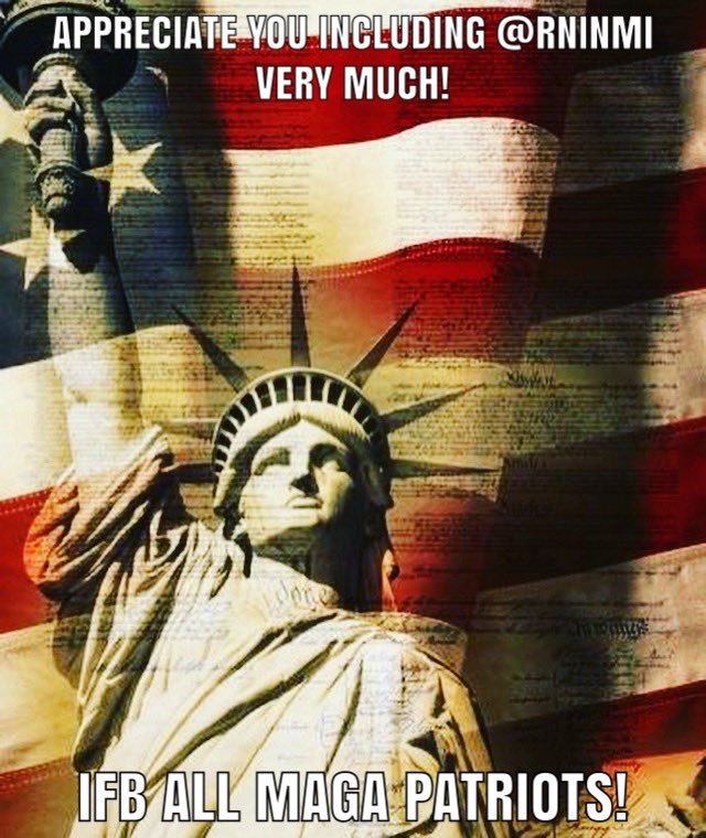 1776PAWlitics's tweet photo. @clovis1931 @currie14_kelly @RealDark_Kent @misspunk63 @RedPillBlackMan @AsiaTater @1776_ATTITUDE @Harley_1955 @robjh1 @SusanIverach @texasrecks @Jana__Howser @carolinasassie @FairyQ15 @secretstranger9 @hellofromtiff @VoiceStanding @rmfortune @PJA1791 Thank you, Dennis!  Appreciate the seat on your excellent patriot train! #TrumpThursday 🇺🇸 https://t.co/0jFAgSrZGt
