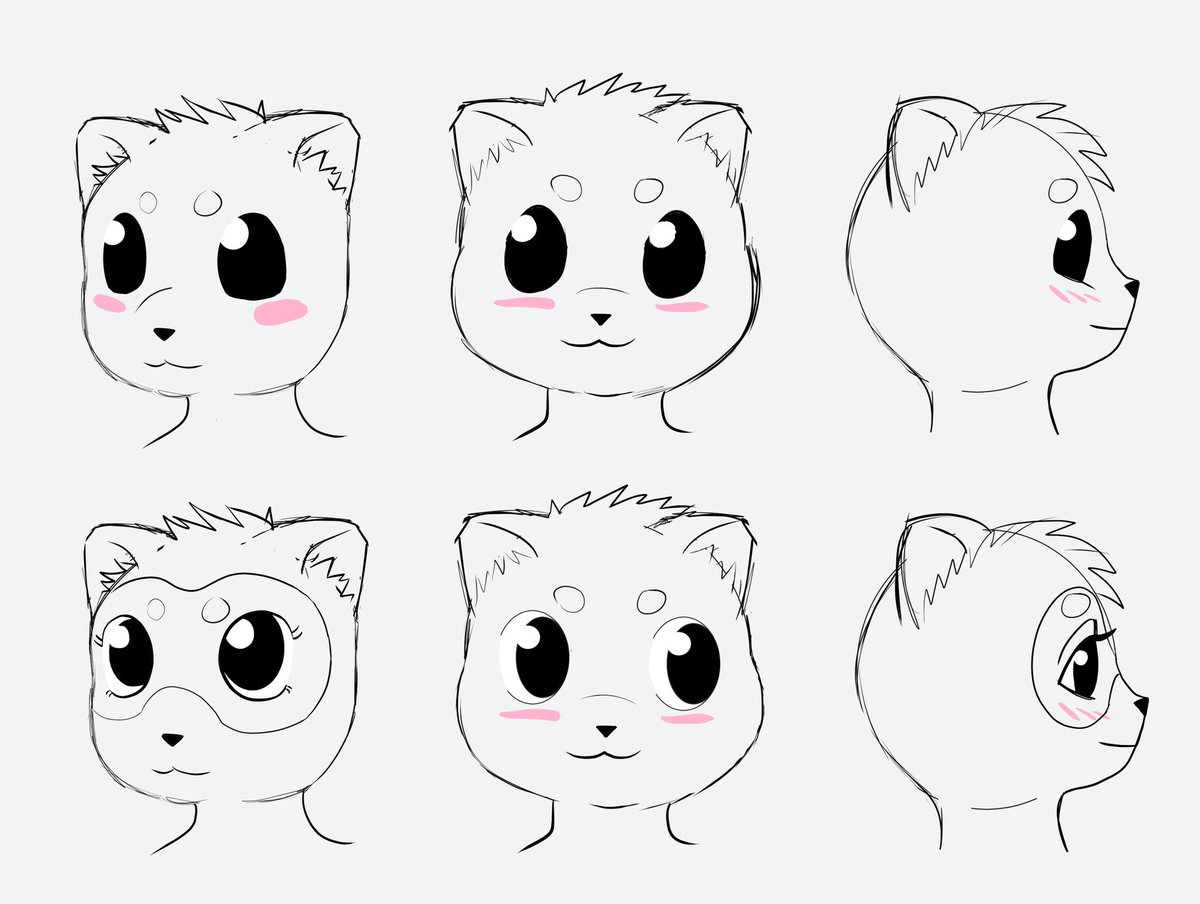 Lookit my babbies! 😍 

Which sets of eyes look better?

#furry #ferret #furryart #furryartist #ferretfurry #ferretfursona #fursona #ferretart