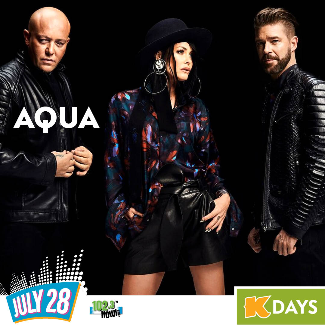 1023nowradio's tweet image. Did you hear!? 102.3 NOW!radio is presenting 
@aquaofficial at this year's @KDaysyeg KDaysyeg
 ... and we're giving away 4-packs of Premium Party Tickets to the July 28th concert TOMORROW FROM 10-6. When you hear Ken &amp;amp; Barbie call us at 780-489-4669 to win!