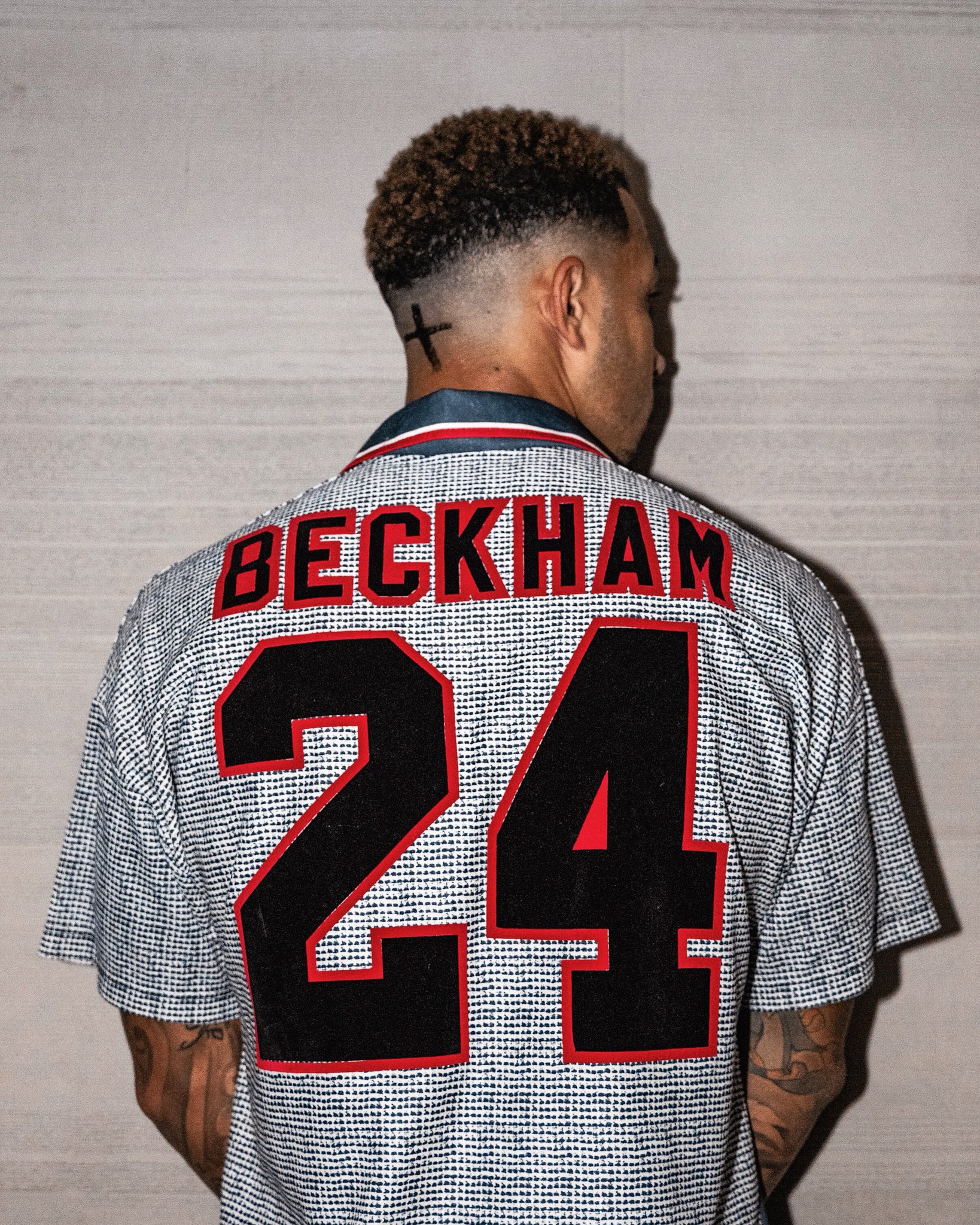 Memphis Depay pictured in David Beckham branded clothes - is he